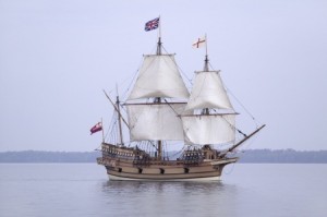 No Rubber Mulch on Forest Floor When the Susan Constant Sailed the James River